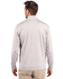 North Carolina A&T Aggies Cutter & Buck Stealth Heathered Quarter Zip Mens Pullover Polished Medium Gray Back