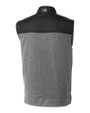 Winston-Salem State Rams Cutter & Buck Stealth Hybrid Quilted Mens Windbreaker Vest Black Mannequin Back