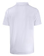 Winston-Salem State Rams Cutter & Buck Prospect Eco Textured Stretch Recycled Mens Short Sleeve Polo White Mannequin Back