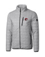 Winston-Salem State Rams Cutter & Buck Rainier PrimaLoft® Mens Eco Insulated Full Zip Puffer Jacket Polished Medium Gray Mannequin