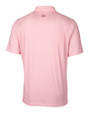 Winston-Salem State Rams Cutter & Buck Pike Double Dot Print Stretch Mens Polo Cardinal Red Mannequin Back