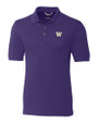 Washington Huskies Cutter & Buck Advantage Eco Tri-Blend Pique Mens Big and Tall Polo College Purple Mannequin