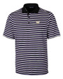 Washington Huskies Cutter & Buck Mens Forge Polo Multi Stripe College Purple Mannequin
