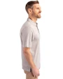 Chicago Bears - Cutter & Buck Forge Heathered Stretch Mens Polo Polished Heather Side