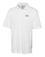 Pepperdine Waves Cutter & Buck Genre Textured Solid Mens Polo White Mannequin