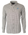 Detroit Lions Cutter & Buck Versatech Multi Check Stretch Mens Big and Tall Long Sleeve Dress Shirt Black Mannequin