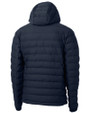 Los Angeles Chargers Cutter & Buck Mission Ridge Repreve® Eco Insulated Mens Puffer Jacket Navy Blue Mannequin Back