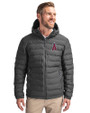 Los Angeles Angels Cutter & Buck Mission Ridge Repreve® Eco Insulated Mens Puffer Jacket Elemental Grey Front
