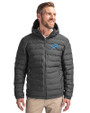 Detroit Lions Cutter & Buck Mission Ridge Repreve® Eco Insulated Mens Puffer Jacket Elemental Grey Front