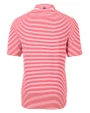 Cutter & Buck Virtue Eco Pique Stripe Recycled Mens Big and Tall Polo RD_MANNB_HG 1