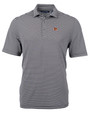 Cincinnati Bengals Cutter & Buck Virtue Eco Pique Stripe Recycled Mens Big and Tall Polo BL_MANN_HG 1