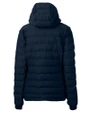 Cutter & Buck Mission Ridge Repreve® Eco Insulated Womens Puffer Jacket Navy Blue Mannequin Back
