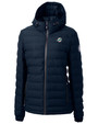 Miami Dolphins Cutter & Buck Mission Ridge Repreve® Eco Insulated Womens Puffer Jacket NVBU_MANN_HG 1