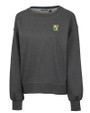 Xavier Gold Rush Cutter & Buck Saturday Cotton Blend Womens Crew Neck Sweatshirt Charcoal Heather Mannequin