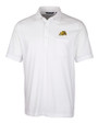 Bowie State Bulldogs Cutter & Buck Advantage Tri-Blend Jersey Mens Pocket Polo White Mannequin