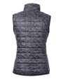 South Florida Bulls Cutter & Buck Rainier PrimaLoft® Womens Eco Insulated Full Zip Printed Puffer Vest Black Mannequin Back