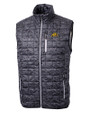 Bowie State Bulldogs Cutter & Buck Rainier PrimaLoft® Mens Eco Insulated Full Zip Printed Puffer Vest Black Mannequin