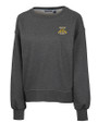 North Carolina A&T Aggies Cutter & Buck Saturday Cotton Blend Womens Crew Neck Sweatshirt Charcoal Heather Mannequin