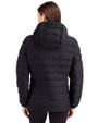 Winston-Salem State Rams Cutter & Buck Mission Ridge Repreve® Eco Insulated Womens Puffer Jacket Black Back
