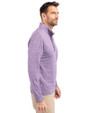 Tennessee Tech Golden Eagles Cutter & Buck Stealth Heathered Quarter Zip Mens Pullover College Purple Side