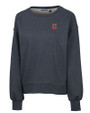 Cleveland Guardians - Cutter & Buck Saturday Cotton Blend Womens Crew Neck Sweatshirt Navy Blue Heather Mannequin