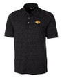 Tennessee Tech Golden Eagles Cutter & Buck Advantage Tri-Blend Space Dye Mens Big and Tall Polo Dark Black Mannequin