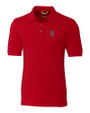 Cleveland Guardians - Cutter & Buck Advantage Eco Tri-Blend Pique Mens Polo Red Mannequin