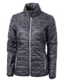 Miami University RedHawks - Cutter & Buck Rainier PrimaLoft® Womens Eco Insulated Full Zip Printed Puffer Jacket BL_MANN_HG 