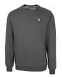 Cleveland Guardians Cutter & Buck Saturday Cotton Blend Mens Crew Neck Sweatshirt Charcoal Heather Mannequin