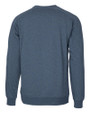 Cleveland Guardians - Cutter & Buck Saturday Cotton Blend Mens Crew Neck Sweatshirt Navy Blue Heather Mannequin Back