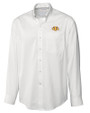 Tennessee Tech Golden Eagles Cutter & Buck Epic Easy Care Fine Twill Mens Long Sleeve Dress Shirt White Mannequin