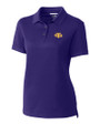 Tennessee Tech Golden Eagles Cutter & Buck Advantage Eco Tri-Blend Pique Womens Polo College Purple Mannequin