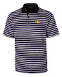 Tennessee Tech Golden Eagles Cutter & Buck Mens Forge Polo Multi Stripe College Purple Mannequin
