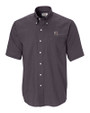 South Carolina Gamecocks Cutter & Buck Epic Easy Care Nailshead Mens Big and Tall Short Sleeve Dress Shirt Black Mannequin