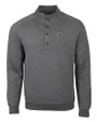 South Carolina Gamecocks Cutter & Buck Saturday Cotton Blend Mens Mock Pullover Sweatshirt Charcoal Heather Mannequin