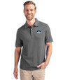 UConn Huskies - Cutter & Buck Advantage Eco Tri-Blend Pique Mens Big and Tall Polo Elemental Grey Front
