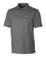 UConn Huskies - Cutter & Buck Forge Heathered Stretch Mens Polo Charcoal Heather Mannequin