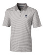 UConn Huskies - Cutter & Buck Forge Tonal Stripe Stretch Mens Big and Tall Polo Polished Medium Gray Mannequin