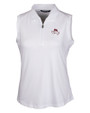 FSU Bobby Bowden Cutter & Buck Forge Stretch Womens Sleeveless Polo White Mannequin