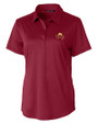 FSU Bobby Bowden Cutter & Buck Prospect Eco Textured Stretch Recycled Womens Short Sleeve Polo Chutney Mannequin