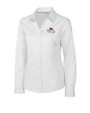 FSU Bobby Bowden Cutter & Buck Epic Easy Care Fine Twill Womens Long Sleeve Dress Shirt White Mannequin