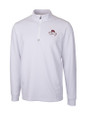 FSU Bobby Bowden Cutter & Buck Traverse Stretch Eco Quarter Zip Mens Pullover White Mannequin