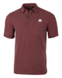 Mississippi State Bulldogs Vintage  - Cutter & Buck Advantage Tri-Blend Jersey Mens Pocket Polo Bordeaux Heather Mannequin