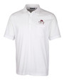 FSU Bobby Bowden Cutter & Buck Advantage Tri-Blend Jersey Mens Pocket Polo White Mannequin