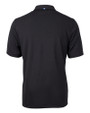 FSU Bobby Bowden Cutter & Buck Virtue Eco Pique Recycled Mens Polo Black Mannequin Back