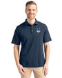 UConn Huskies - Cutter & Buck Virtue Eco Pique Recycled Mens Polo Navy Blue Front