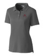 FSU Bobby Bowden Cutter & Buck Advantage Eco Tri-Blend Pique Womens Polo Elemental Grey Mannequin