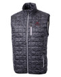 FSU Bobby Bowden Cutter & Buck Rainier PrimaLoft® Mens Eco Insulated Full Zip Printed Puffer Vest Black Mannequin
