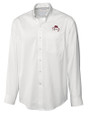 FSU Bobby Bowden Cutter & Buck Epic Easy Care Fine Twill Mens Big and Tall Dress Shirt White Mannequin