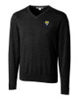 Fort Valley State Wildcats Cutter & Buck Lakemont Tri-Blend Mens V-Neck Pullover Sweater Black Mannequin
